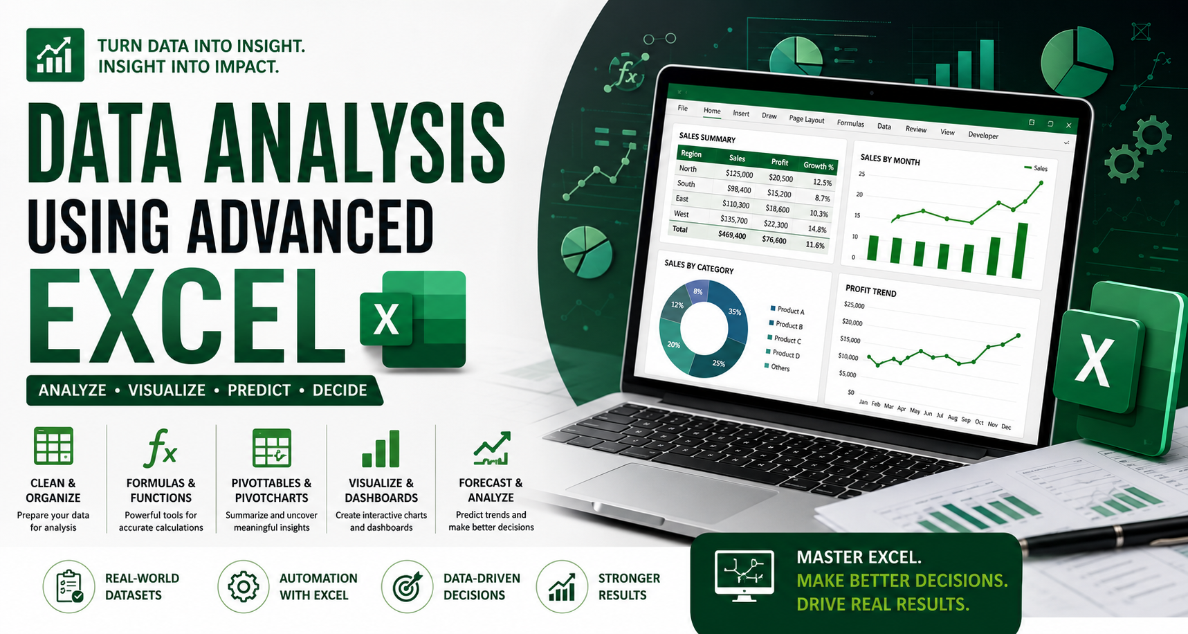 Data Analysis Using Advanced Excel